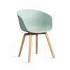 About A Chair AAC 22 stoel - houten poten en multicolor