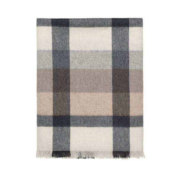 ELVANG - Intersection plaid wol camel