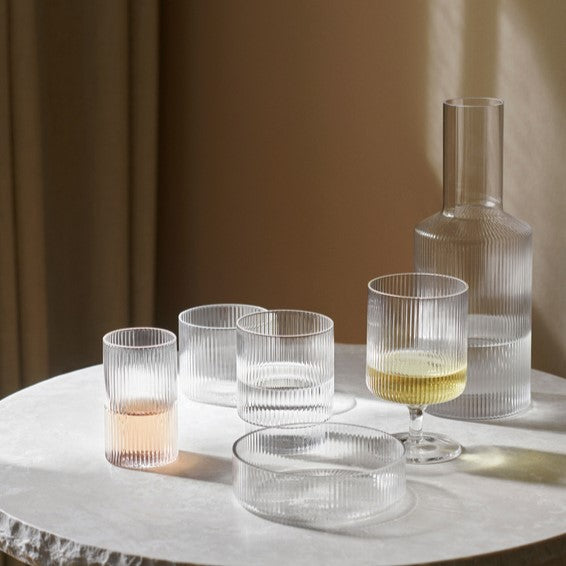 Ferm Living Ripple glazen
