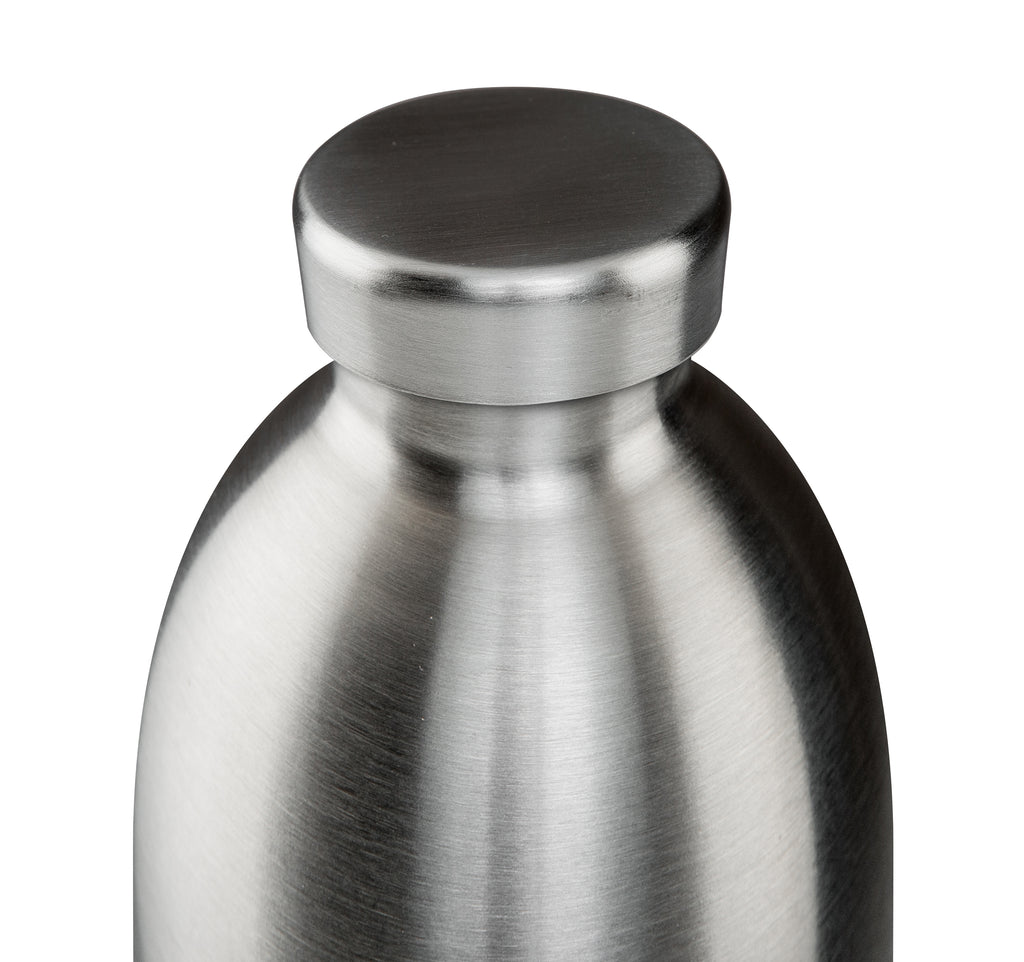 24Bottles Clima drinkfles Brushed steel 850ml