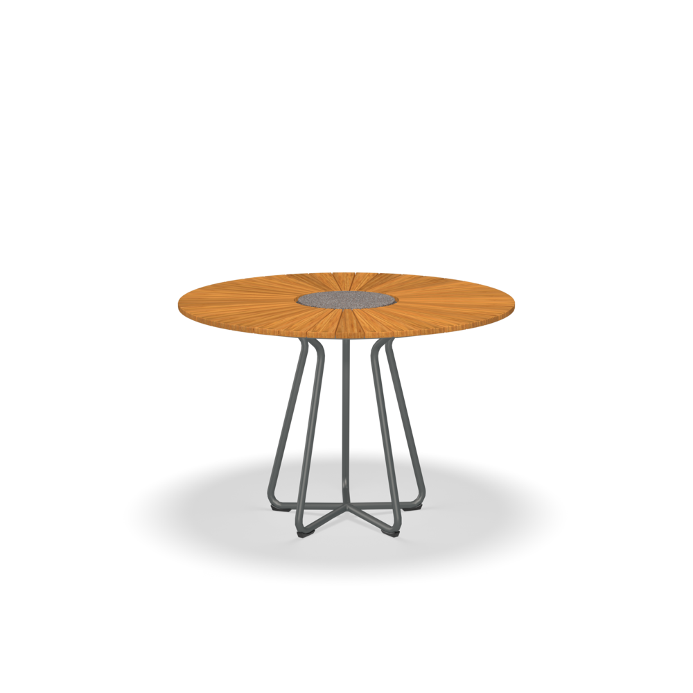 Circle bamboe tuintafel 110cm