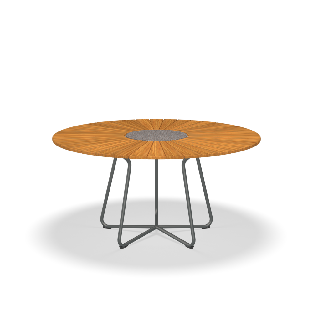 Circle bamboe tuintafel 150cm
