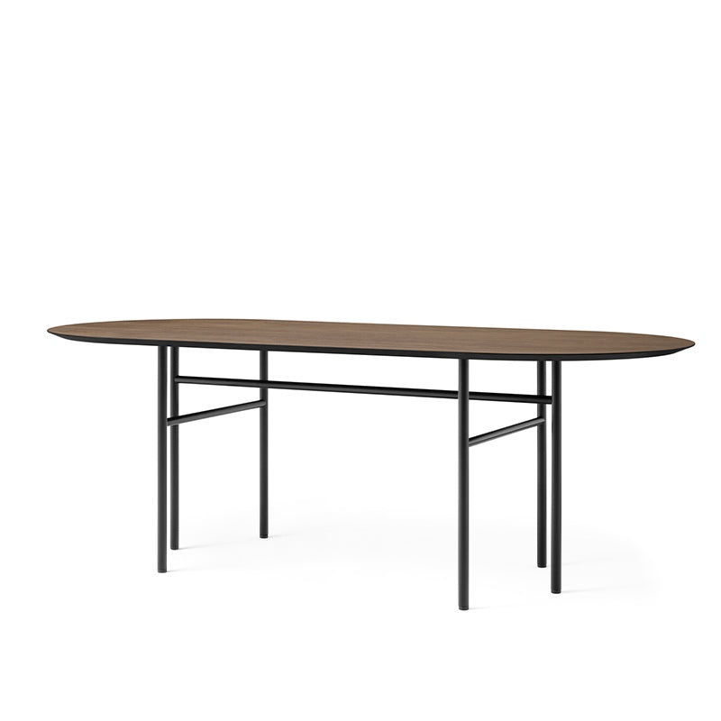Snaregade tafel ovaal 210 cm donker gebeitst eik