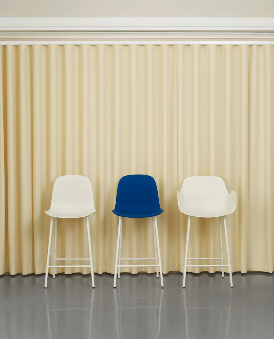 Form Bar Chair Barkruk met rugleuning staal