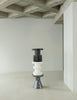Bit stool bijzettafel cone zwart wit