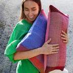 Palsta kussen rood