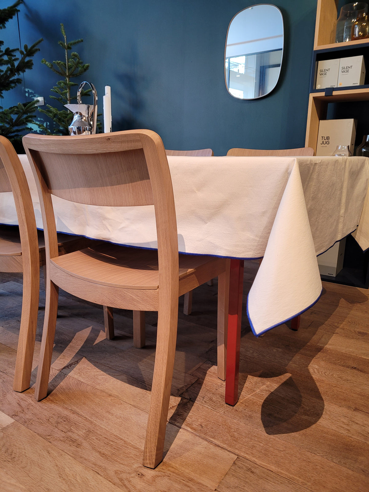 Toonzaalmodel Pastis stoel eik set van 4