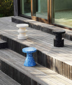 Bit stool bijzettafel stack wit
