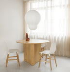 Form stoel - houten poten