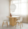 Form stoel - houten poten