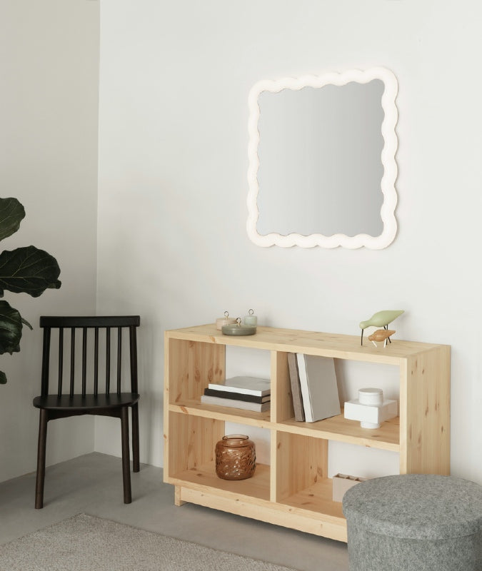 Fyr bookcase rek medium grenenhout
