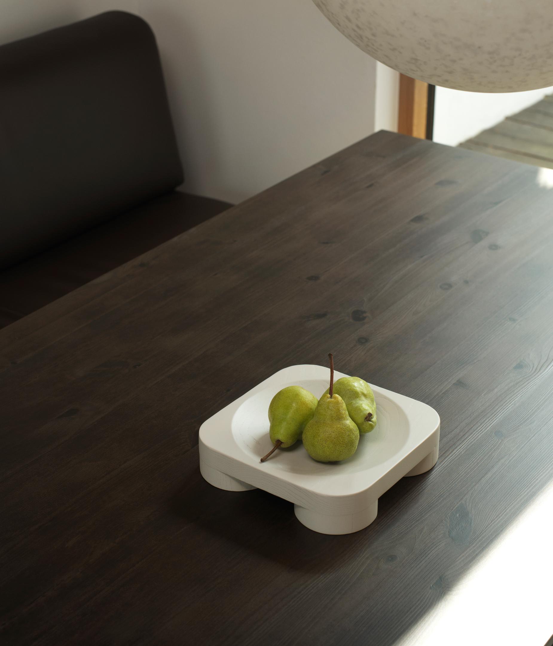 Chub bowl houten schaal large grijs - SALE