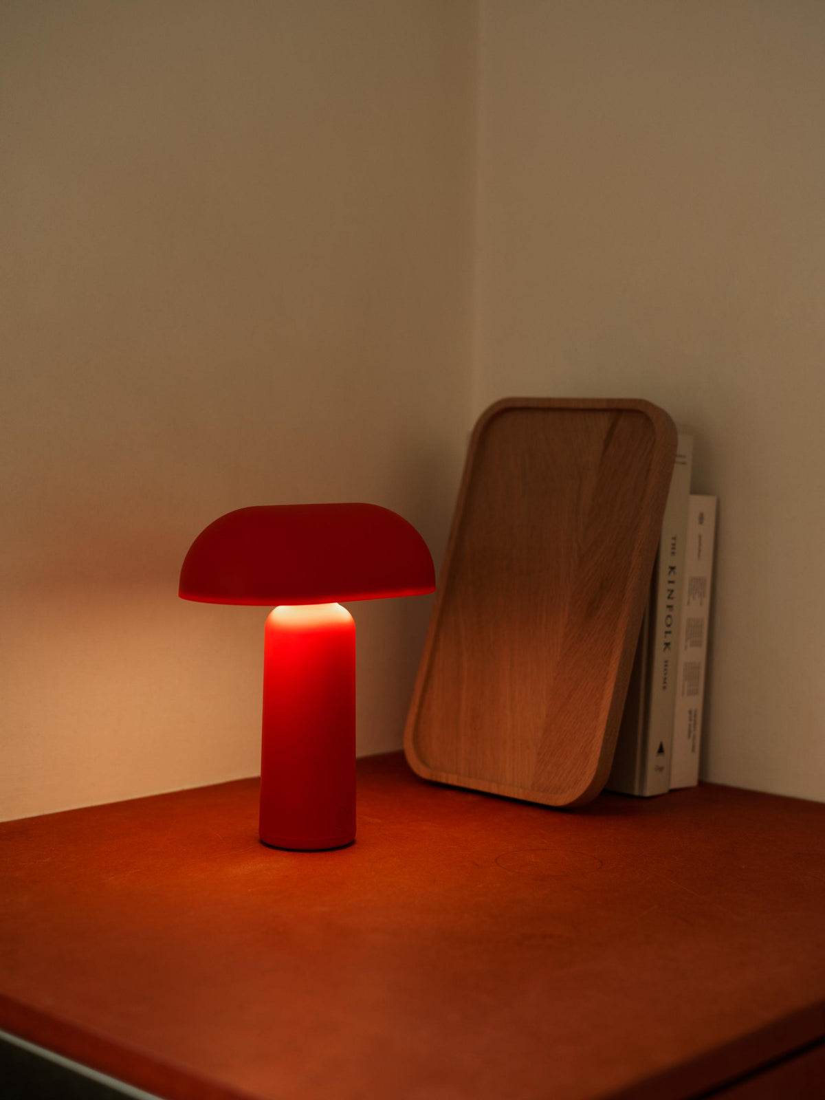 Porta tafellamp oplaadbaar rood - SALE