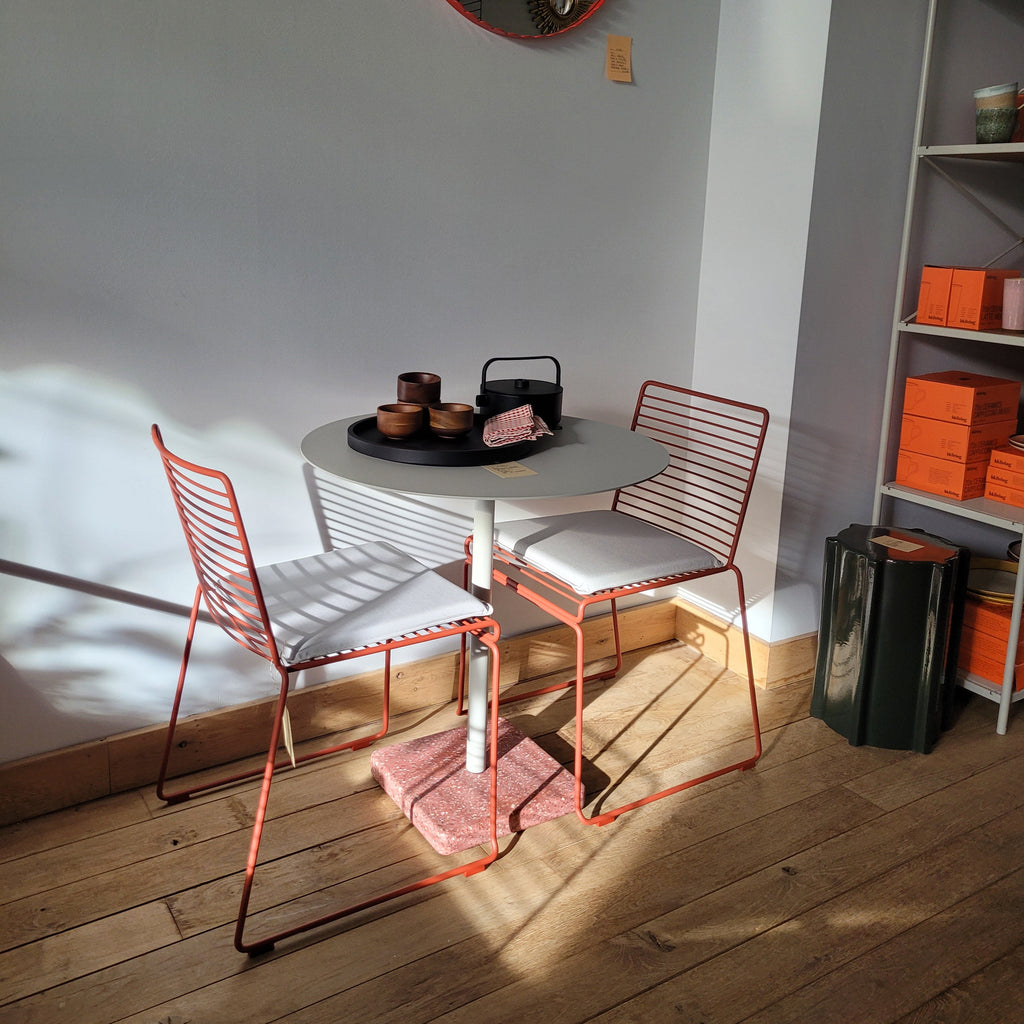 Toonzaalmodel tuinset Terrazzo rood