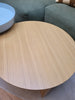 Toonzaalmodel Slit bijzettafel eik rond 65cm