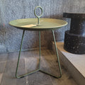 Toonzaalmodel Eyelet tray bijzettafel 45cm olive
