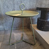 Toonzaalmodel Eyelet tray bijzettafel 45cm olive