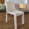Toonzaalmodel Palissade stoel cream white set van 2