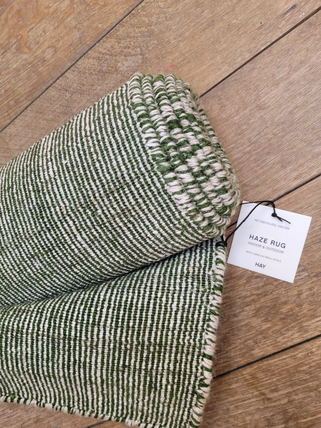 Toonzaalmodel Haze tapijt outdoor 140x170cm groen