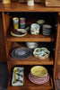 70s Borden dessert mineral set van 2