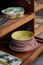 70s Borden dinner set van 2