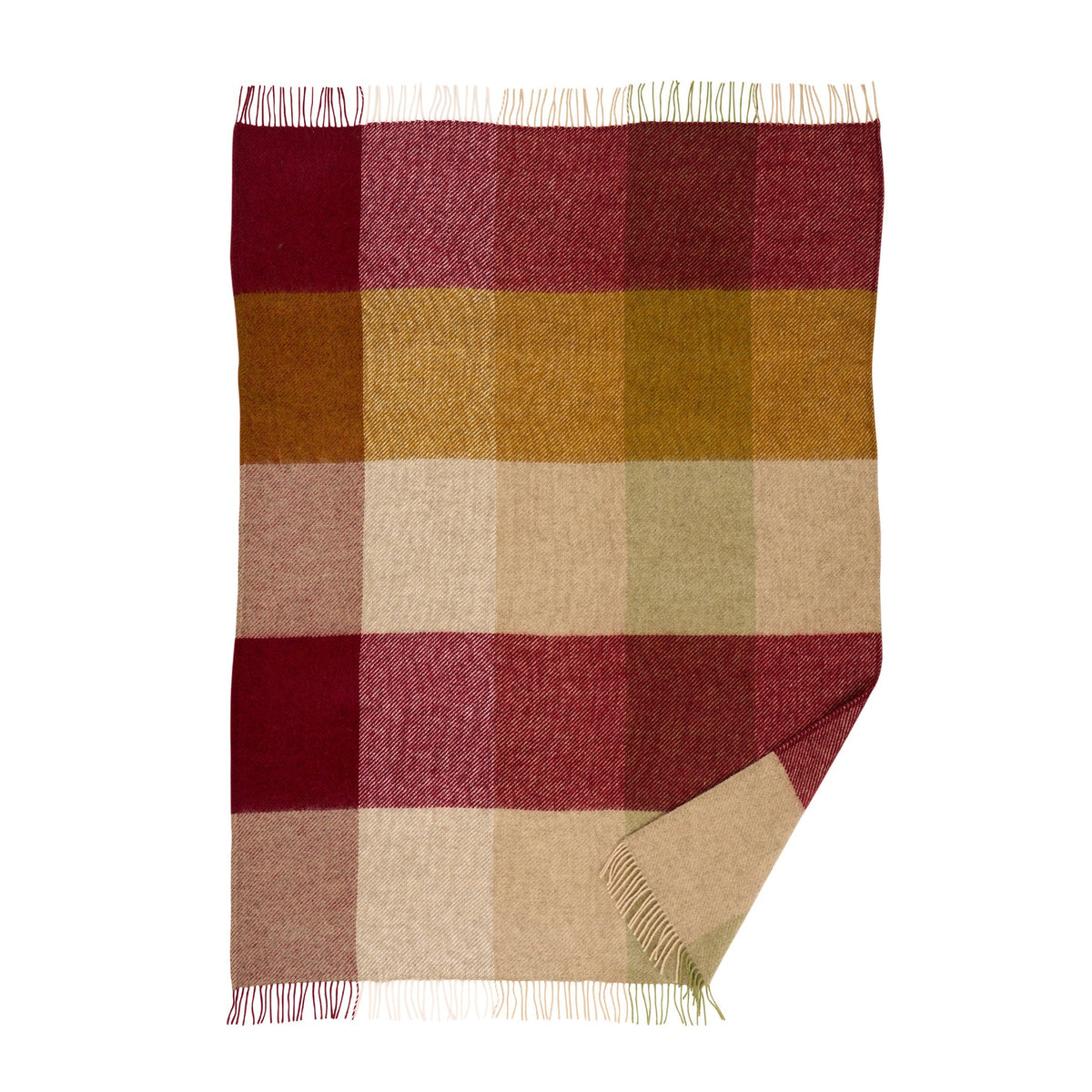Gotland check plaid wol
