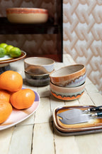 HK Living - 70s Dessert bowl kommen Reef set van 4