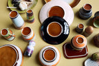 HK Living - 70s Dessert bowl kommen Reef set van 4