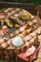 70s Borden dinner set van 2