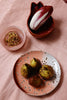 70s Borden dessert lychee set van 2