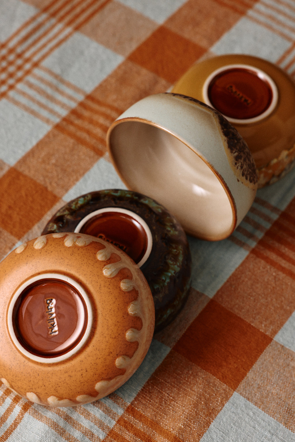 70s Tapas bowls set van 4