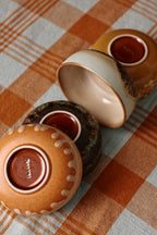 70s Tapas bowls set van 4