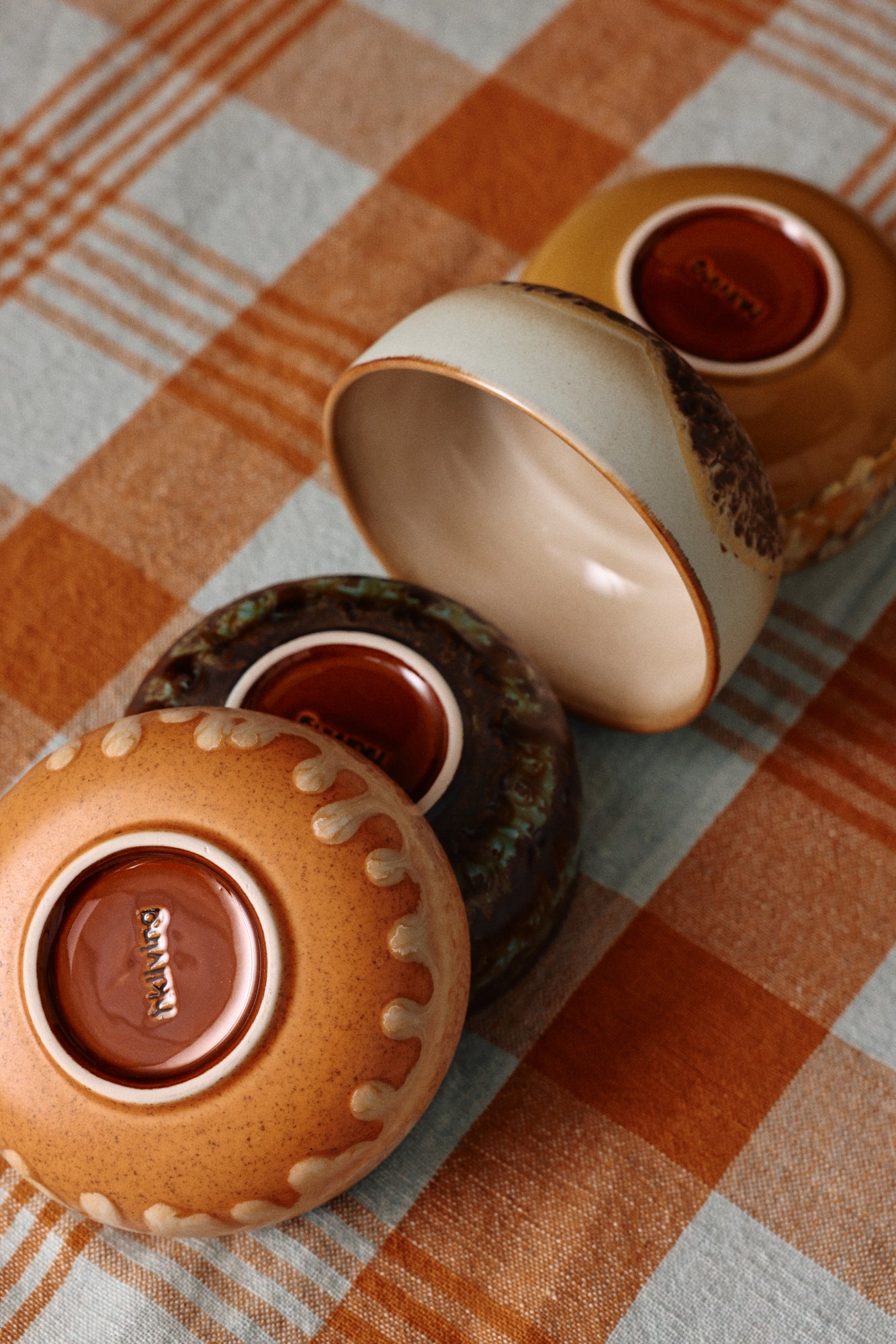 70s Tapas bowls set van 4