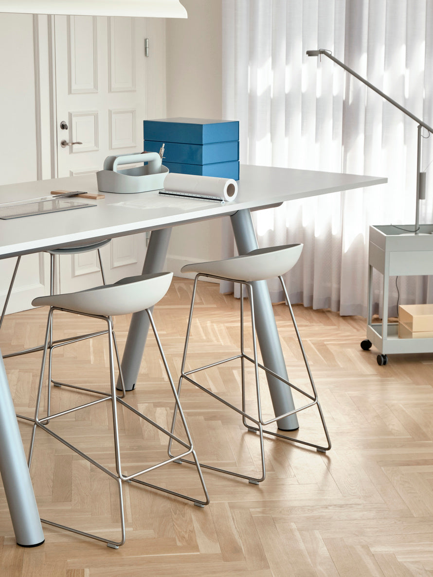 About A Stool AAS38 Barkruk wit