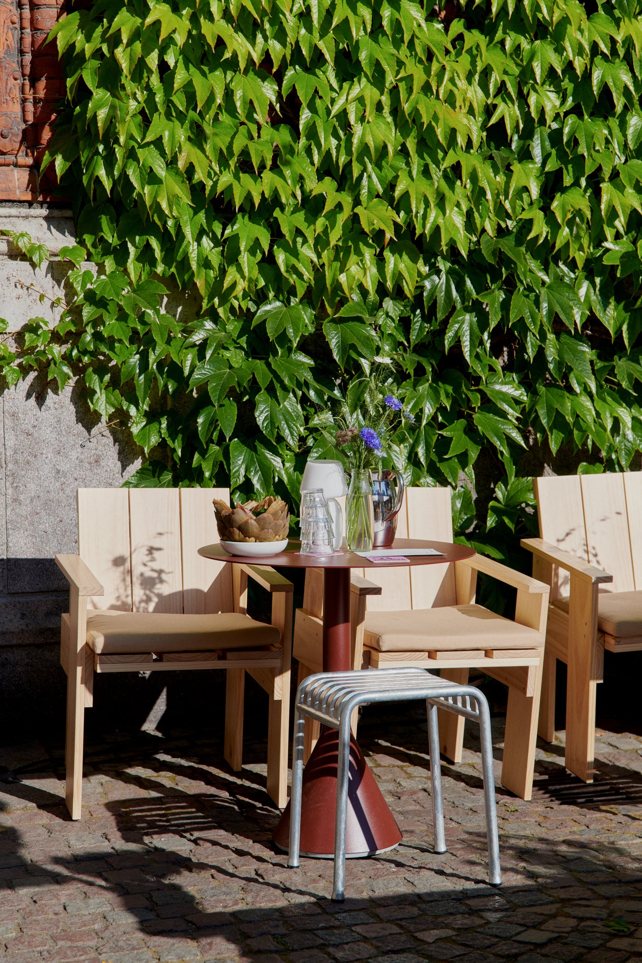 Palissade stool kruk hot galvanised