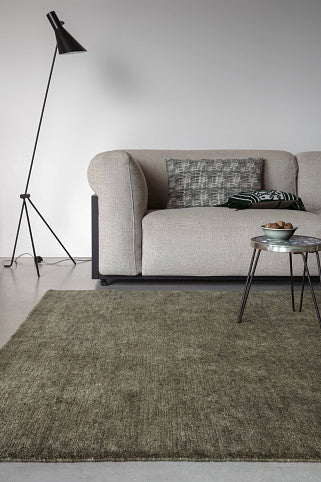 Handgeknoopt Tapijt wol groen 250x350cm - SALE
