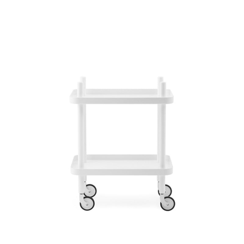Block tafel op wielen