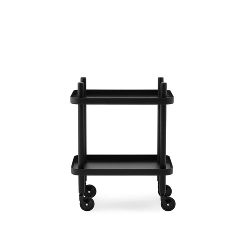 Block tafel op wielen