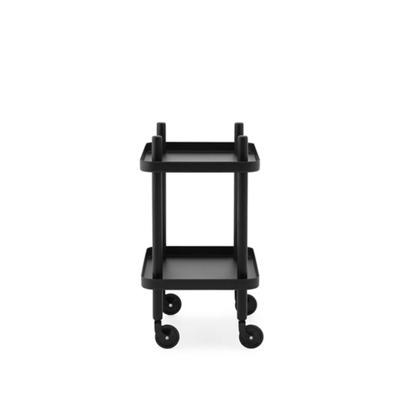 Block tafel op wielen
