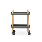 Block tafel op wielen