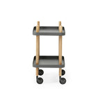 Block tafel op wielen