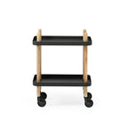 Block tafel op wielen