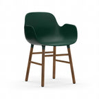Form armstoel - houten poten