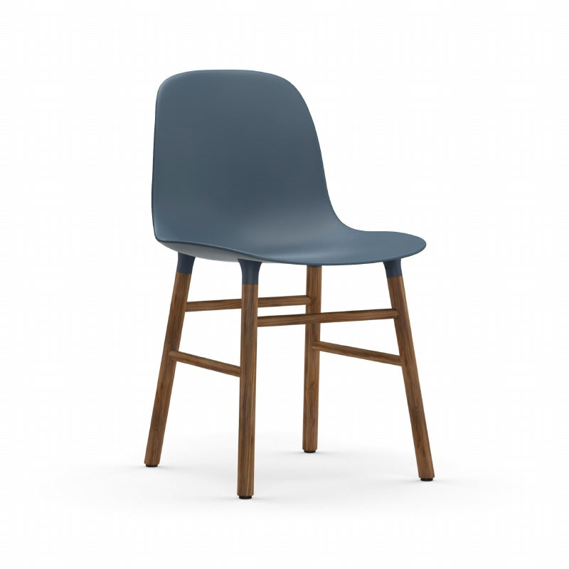 Form stoel - houten poten