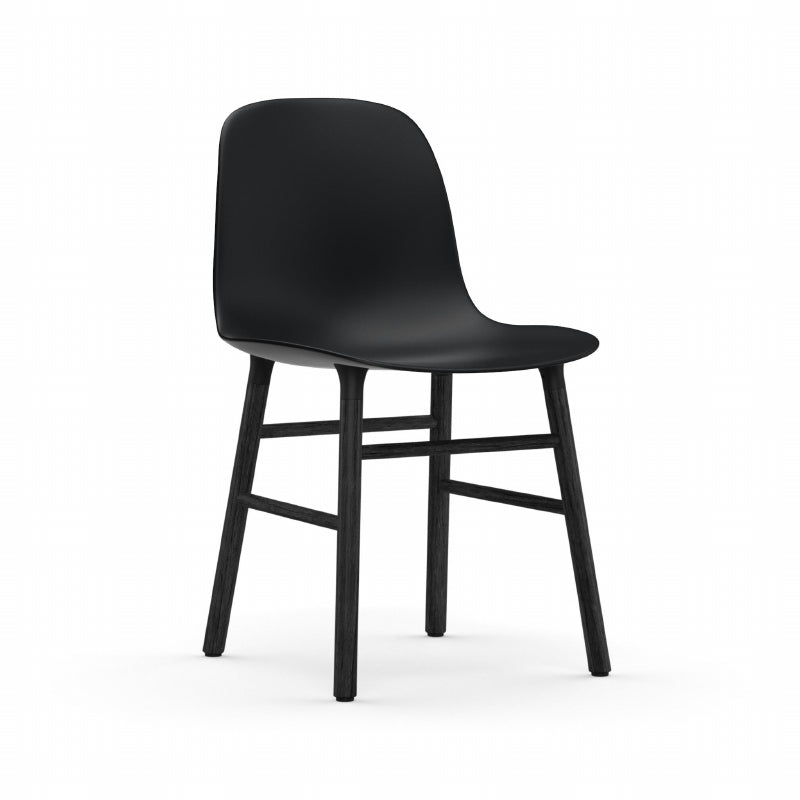 Form stoel - houten poten