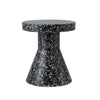 Bit stool bijzettafel cone zwart wit