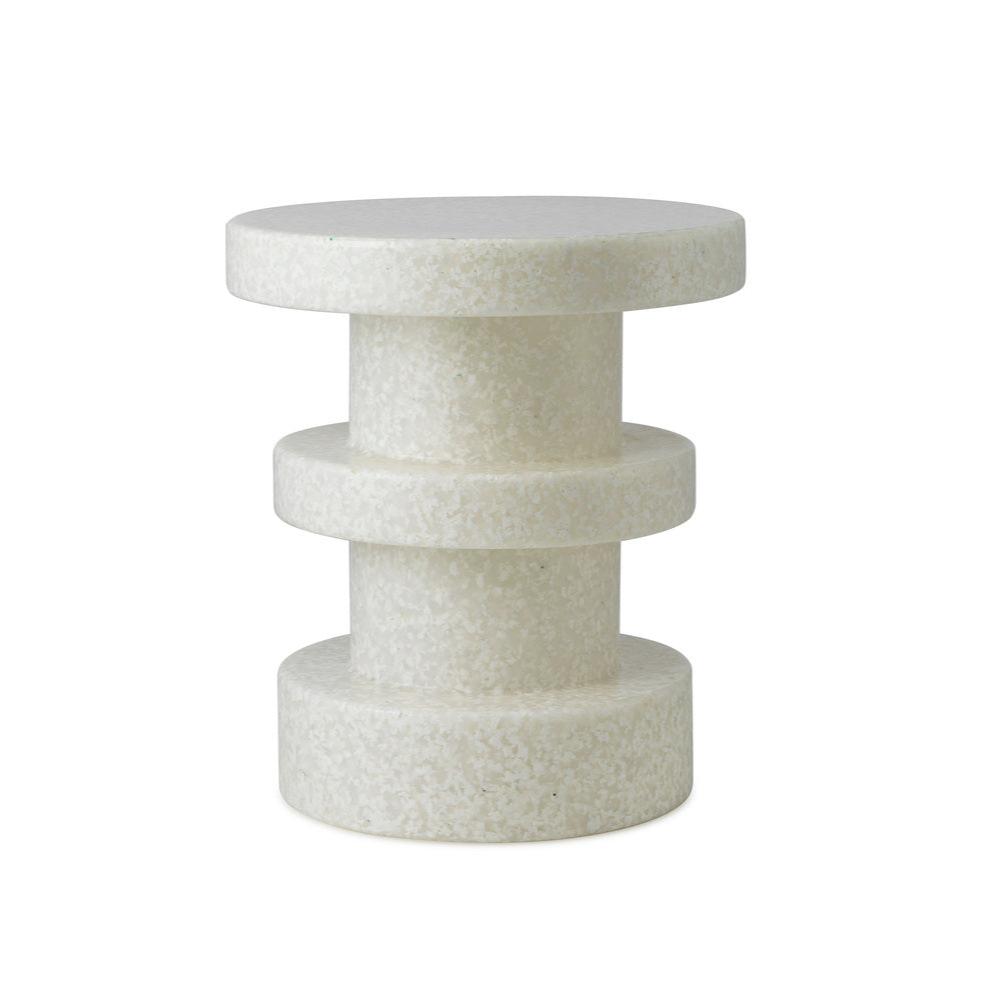 Bit stool bijzettafel stack wit