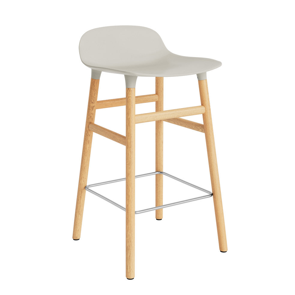 Form Barstool Barkruk - hout en multicolor