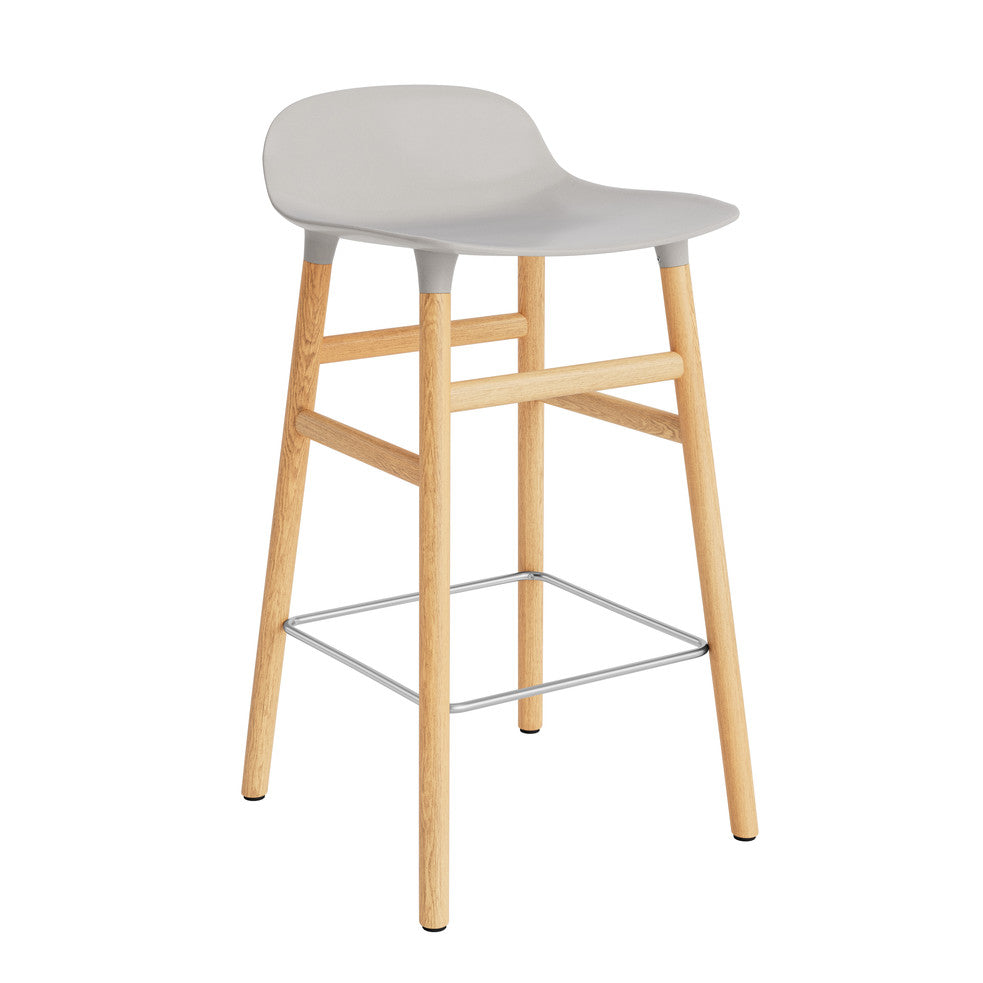 Form Barstool Barkruk - hout en multicolor