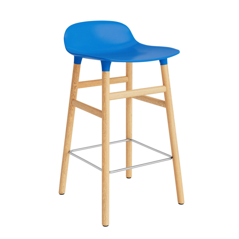 Form Barstool Barkruk - hout en multicolor